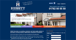 Desktop Screenshot of hibbittdecorators.co.uk